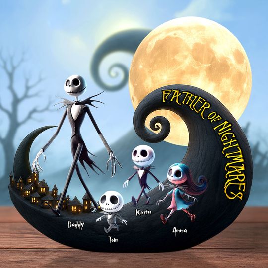 Discover Nightmare Dad Plaque - Personalized Gifts For Dad