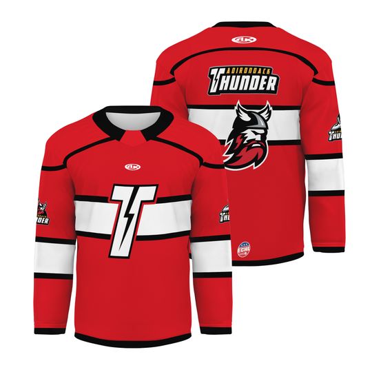 Adirondack Thunder The New Third 2025 Red Hockey Jersey, Gift For Fans, Christmas Gift