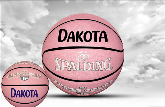 Personalized Pink Spalding Basketball – Indoor/Outdoor Gift
