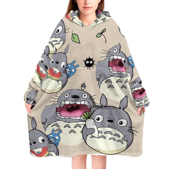 My Neighbor Totoro Oversized Blanket Hoodie