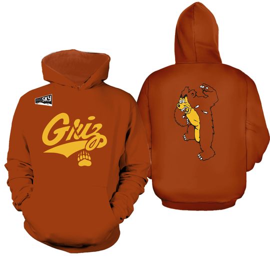 1995 Montana Grizzlies Throwbacks  Hoodie