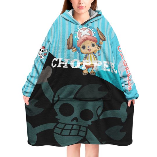 Tony Chopper 0ne Pi.ece Snug Oversized Blanket Hoodie