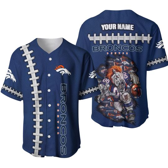 Denver Broncos Baseball Jersey Classic Baseball Jerseys