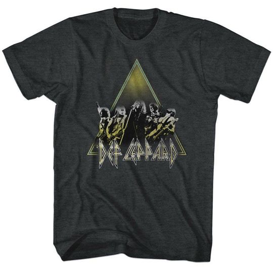 Def Leppard Black Heather Adult T-Shirt