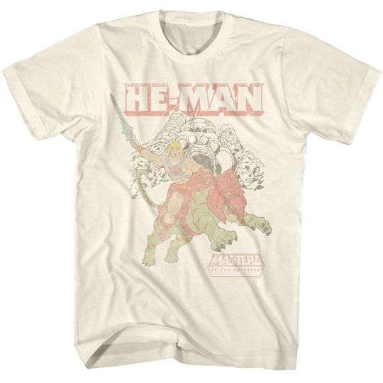 Masters of the Universe He-Man and Battle Cat T-Shirt