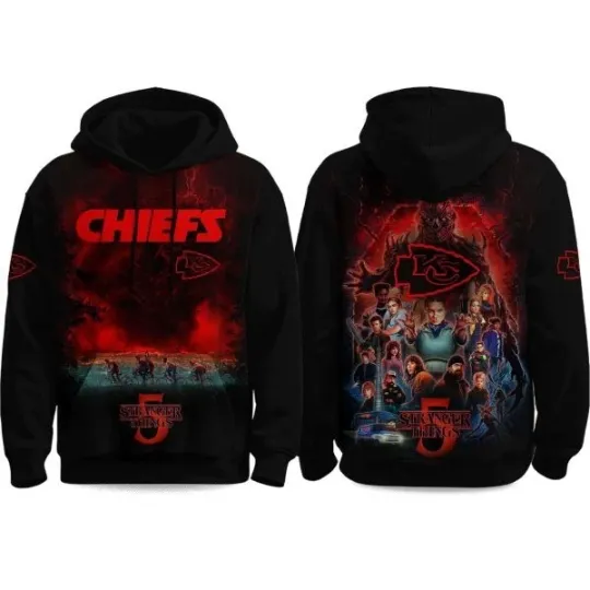 2025 Chiefs x Stranger Things 5 Hoodie