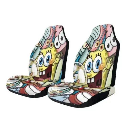 Spongebob Squarepants Car Seat Cover Set of 2