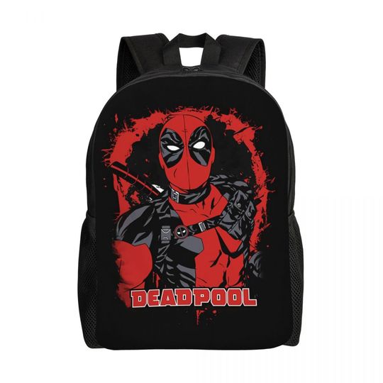 Deadpool Anime Travel Backpack for Students and Adults