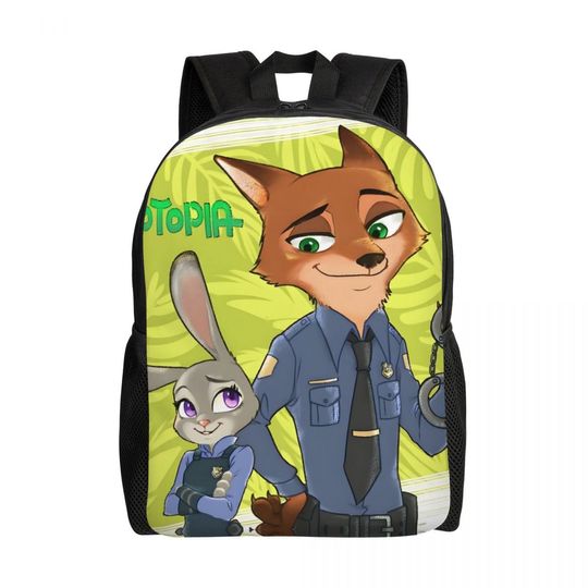 Zootopia Nick x Judy Backpack for Women Men