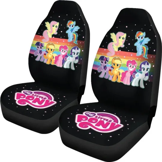 My Little Pony Car Seat Covers Set of 2 for Fans