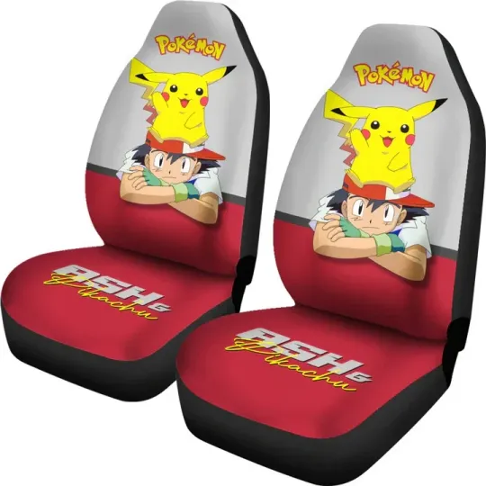 PKM Anime Car Seat Covers Set of 2