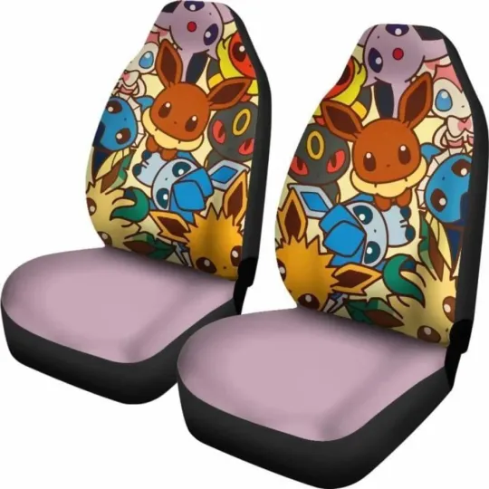 Eevee PKM Universal Car Seat Cover Set of 2