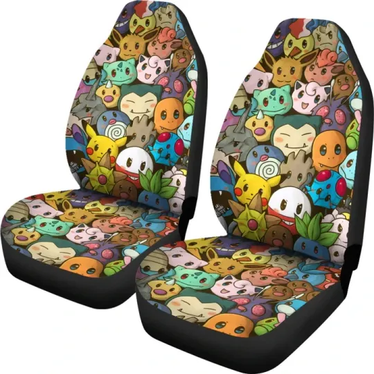 Anime PKM Car Seat Cover Accessories