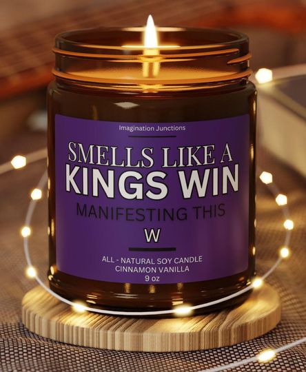 Kings Scented Candles | Sacramento Game Day Gift