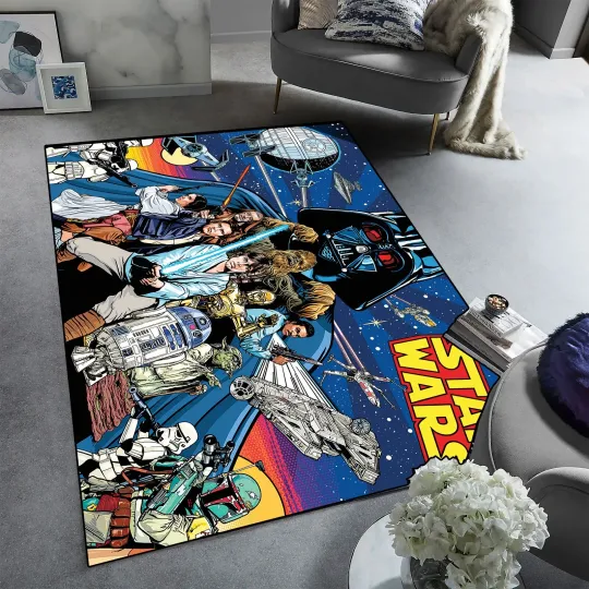 Star Wars Darth Vader Kids Room Rug
