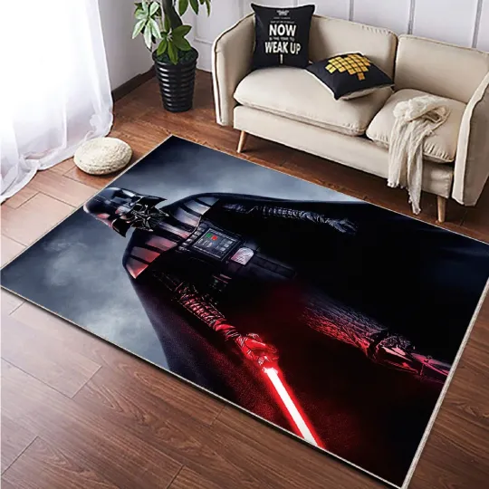 Darth Vader Rug, Star Wars Home Decor, Kids Room Rug