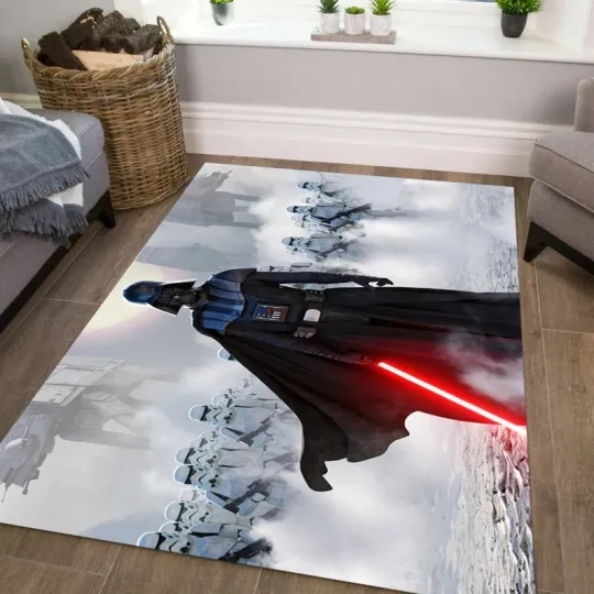 Darth Vader Star Wars Rug for Living Room and Teenagers