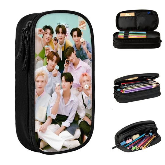 Kpop Star Singer Idol Pencil Case ATEEZ