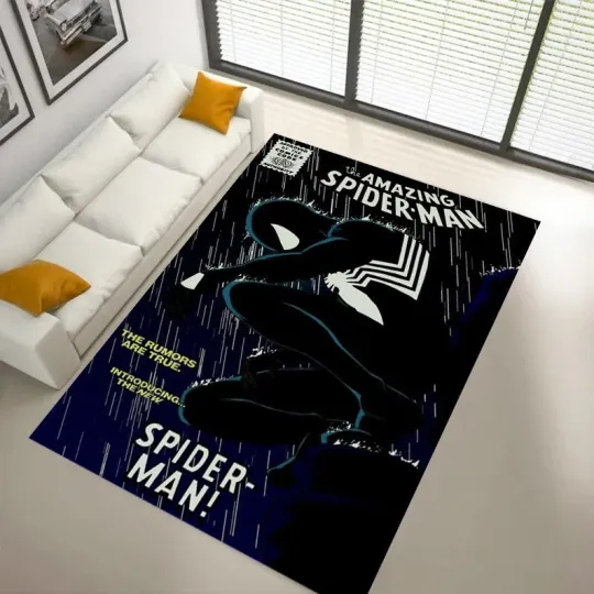 Spider-Man Rug, Super Hero Rug, Venom Rug, Comic Book Rug