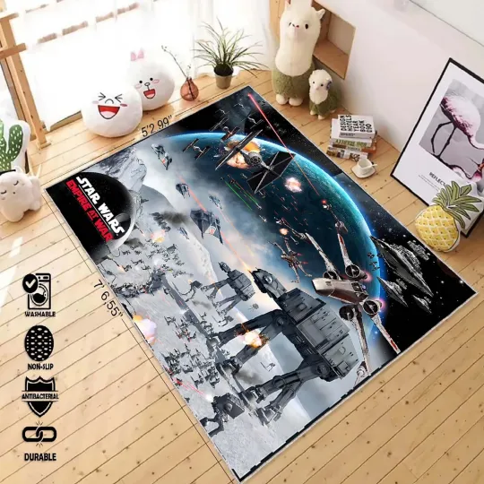 Star Wars Darth Vader Rug, Patterned Carpet for Home & Living