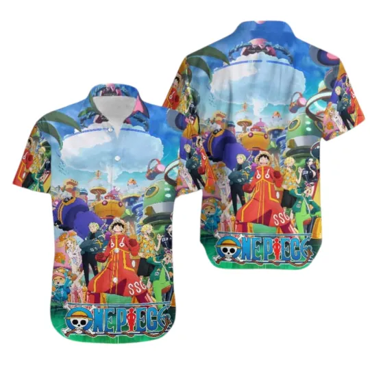 The One Piece Egghead Arc Netflix Hawaiian Shirt