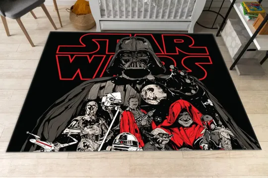 Star Wars Rug, Darth Vader Kids Room Rug, Episode Themed Rug, Home & Living Rugs