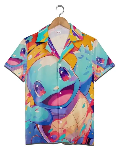 PKM Squirtle Funny 3D Hawaiian Shirt