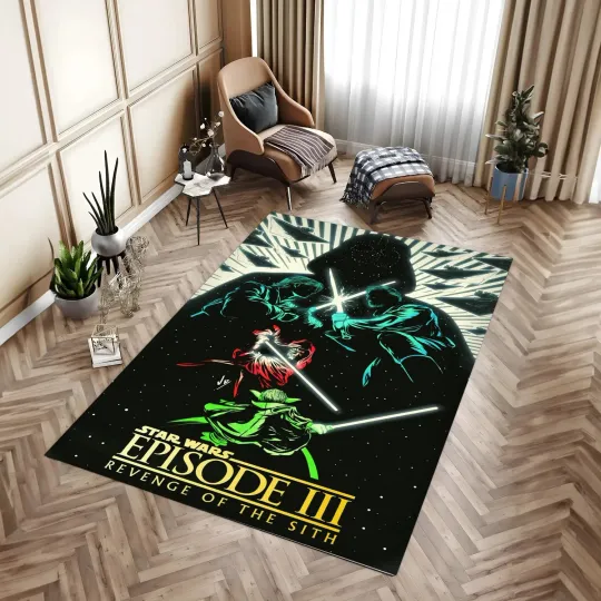 Star Wars Darth Vader Rug for Kids Room Decor