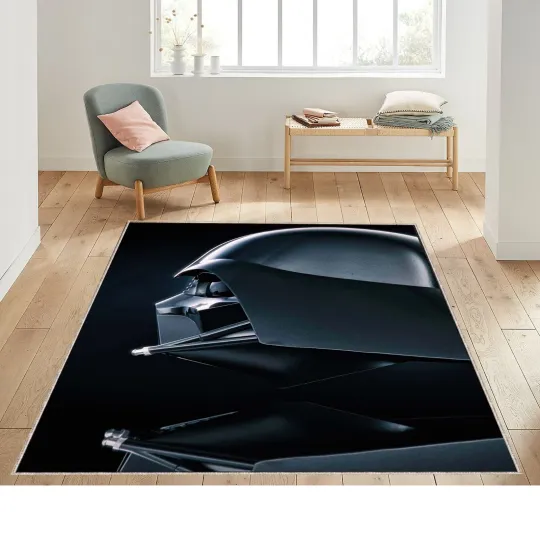 Darth Vader Star Wars Rug, Jedi, Epic, Fan, Custom Home & Living Rug