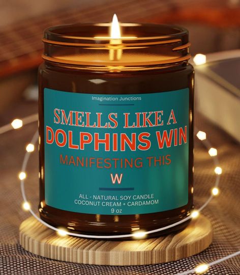 Dolphins Scented Candle