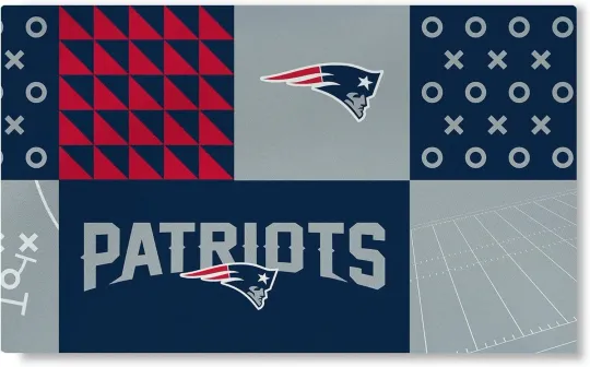 New England Patriots football Doormat