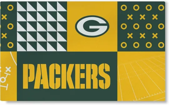 Green Bay Packers football Doormat