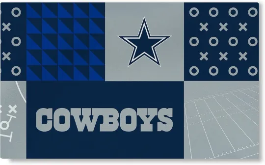 Dallas Cowboys football Doormat