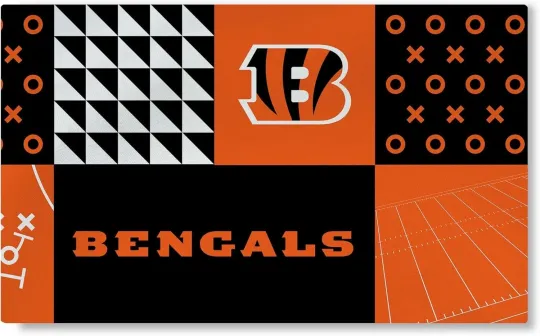 Cincinnati Bengals football Doormat