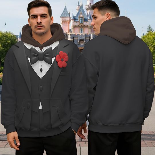 Mr. Big Zoo-topia Costume Hoodie, WDW Movie Characters, Cute Cartoon Characters, Magic Kingdom Cosplay Hoodie