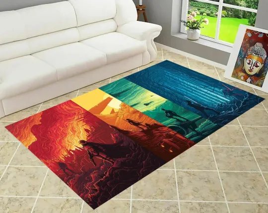 Star Wars Rug, Area Rug, Living Room Rug, Kids Room Rug, Boys Room Rug, Gift For