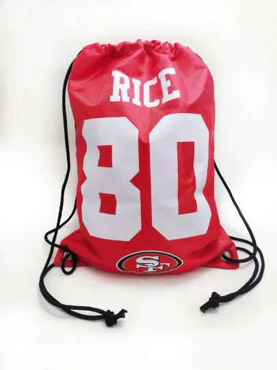 Jerry Rice - San Francisco 49ers - Drawstring Bag - Backpack - Gym Bag (football)