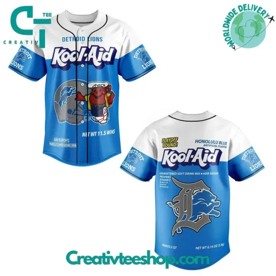 Kool Aid Honolulu Blue Baseball Jersey