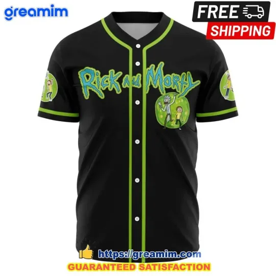 Rick and Rickandmorty Cosmic Custom Baseball Jersey