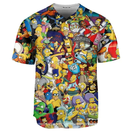 The Simpsons Baseball Jersey