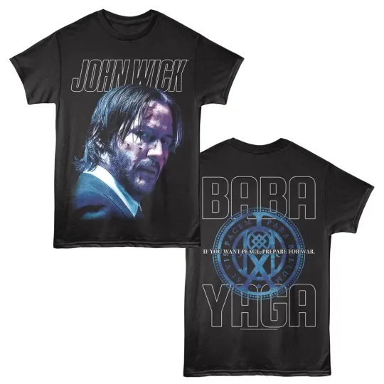 John Wick Prepare for War Men's Double Sided T-Shirt