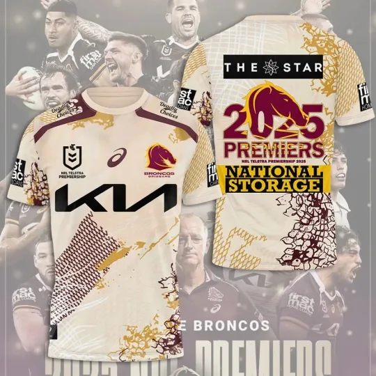 Brisbane Broncos 2025 Finals 3D Apparel Shirt