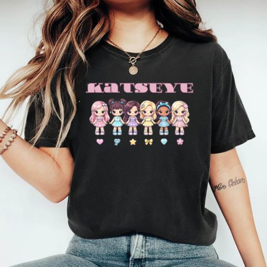 Katseye Shirt, K-Pop Graphic Music Tee, Gnarly Gabriela Shirt, Teen Concert Fan Gift