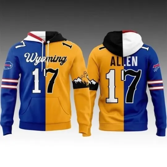 Josh Allen 17 Bills Wyoming Cowboys Hoodie