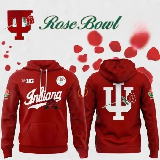 Hoosiers 2026 Rose Bowl Hoodie