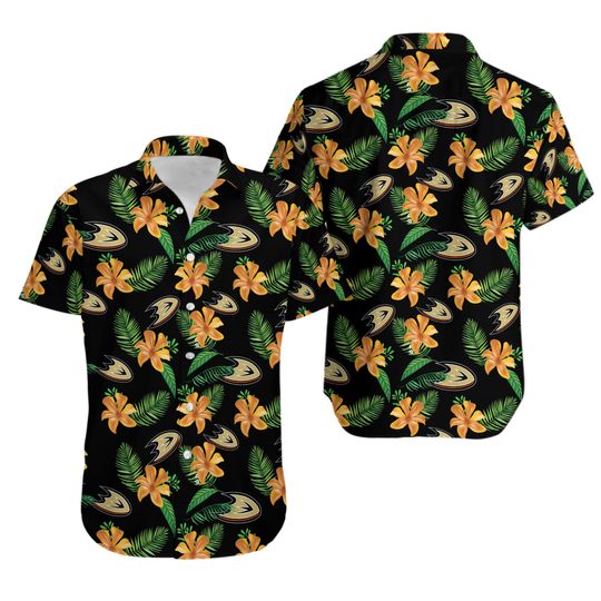 Anaheim Hockey Hawaiian Shirt, Anaheim Ducks Shirt
