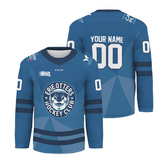 Personalized Erie Otters Hockey Shirt Men's Fan Gear Gift Highmark Caring Place