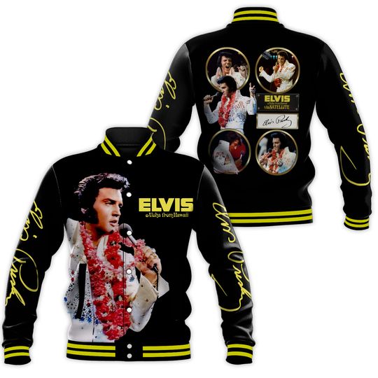 Elvis Presley Varsity Jacket –  Baseball Jacket