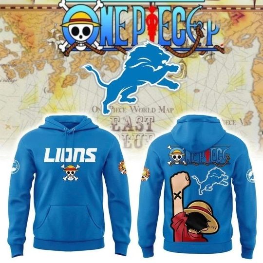 Lions One Piece Luffy Straw Hats Pirates All Over Print 3D Hoodie Fan Shirt