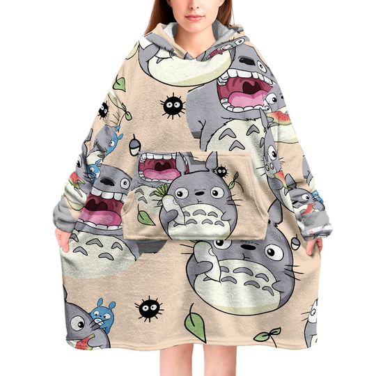 My Neighbor Totoro Oversized Blanket Hoodie